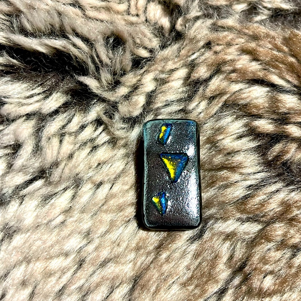 NWOT Dichroic Glass Pendant